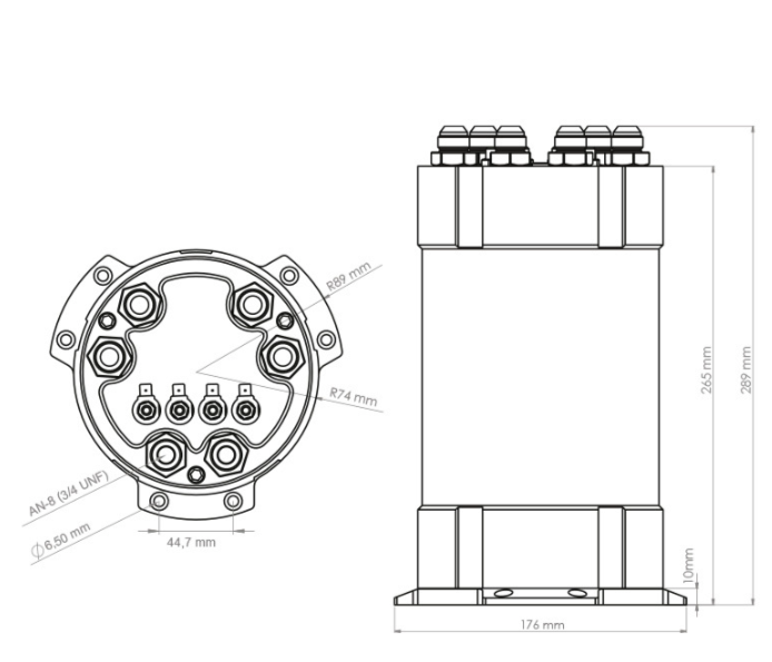 NUKE Brensel Catch tank 3.0L- 3 Interne pumper